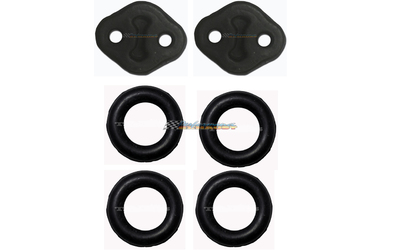 FORD LASER KA HATCH EXHAUST HANGER RUBBER MOUNTS KIT