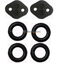 FORD LASER KA HATCH EXHAUST HANGER RUBBER MOUNTS KIT