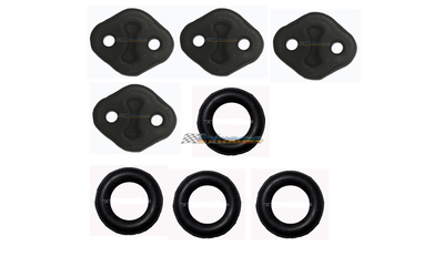 FORD LASER KB HATCH EXHAUST HANGER RUBBER MOUNTS KIT