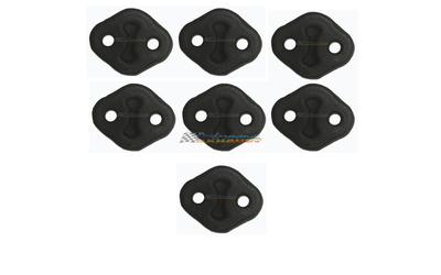 FORD TELSTAR AX AY SEDAN HATCH EXHAUST HANGER RUBBER MOUNTS KIT