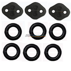 FORD TELSTAR AR AS SEDAN HATCH EXHAUST HANGER RUBBER MOUNTS KIT