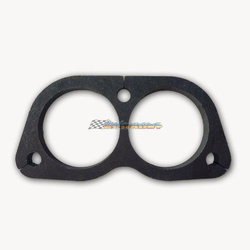 2.5" 63MM 3 BOLT TWIN PORT FLANGE PLATE MILD STEEL 21/2 2 1/2