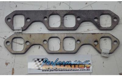 HOLDEN V8 253 308 EXHAUST MANIFOLD EXTRACTOR HEADER FLANGE PLATES MILD STEEL