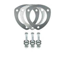 Exhaust Flange Plate KIT - 2.5" (63mm) 3 BOLT - BHS 77mm