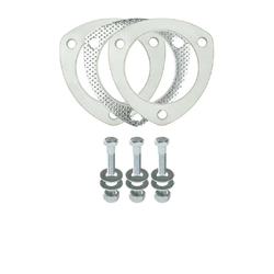 Exhaust Flange Plate KIT - 2.5" (63mm) 3 BOLT - BHS 77mm