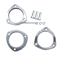 Exhaust Flange Plate KIT - 3.5" (89mm) 3 BOLT - BHS 97mm