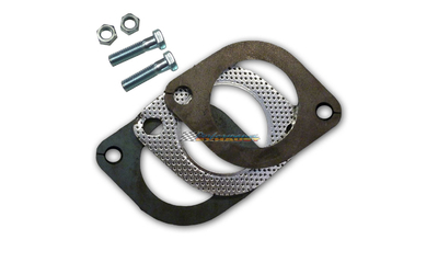 2.25" 57MM 2 BOLT MILD STEEL EXHAUST FLANGE PLATE SET KIT 21/4 2 1/4 85MM BHC