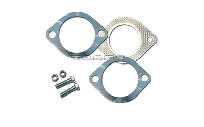 2.25" 57MM STAINLESS STEEL 2 BOLT EXHAUST FLANGE PLATE SET KIT 21/4 2 1/4 