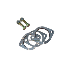 2.5" 63MM STAINLESS STEEL 2 BOLT EXHAUST FLANGE PLATE SET KIT 21/2 2 1/2