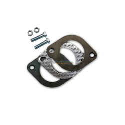 3" 76MM 2 BOLT MILD STEEL EXHAUST FLANGE PLATE SET KIT