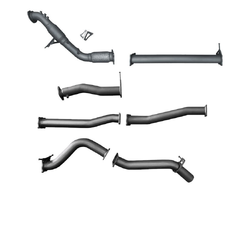 3" Turbo Back Exhaust - Ford Ranger PX2 & PX3 3.2L TD (2016-22)