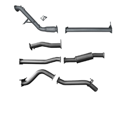 3" Turbo Back Exhaust - Ford Ranger PX2 & PX3 3.2L TD (2016-22)