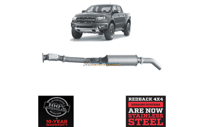 FORD RANGER RAPTOR PX 3 2.0LT TD REDBACK EXTREME 3" EXHAUST WITH MUFFLER 