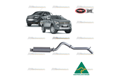 FORD RANGER PX 3 2018-ON 2.0LT TD REDBACK EXTREME 3" EXHAUST WITH MUFFLER 