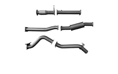 FORD RANGER PX 3 2018-ON 2.0LT TD REDBACK EXTREME 3" EXHAUST WITH RESO 