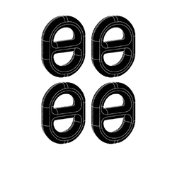 4 X HOLDEN COMMODORE VB VC VH VK VL FIGURE 8 EXHAUST RUBBER HANGER MOUNTS