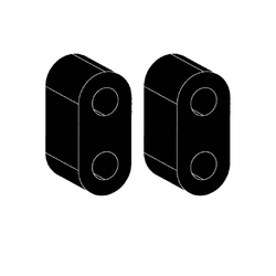 2 X HOLDEN COMMODORE VS VT VU VX VY VZ EXHAUST HANGER RUBBER MOUNTS  