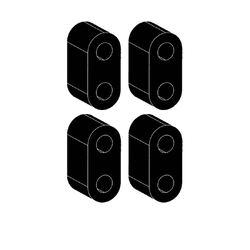 4 X HOLDEN COMMODORE VS VT VU VX VY VZ EXHAUST HANGER RUBBER MOUNTS  