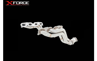 MERCEDES BENZ C63 AMG SEDAN 2008-2014 XFORCE STAINLESS STEEL EXTRACTORS & CATS