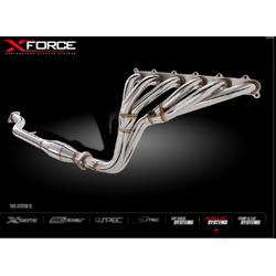 FORD FALCON BA BF XR6 6CYL 4.0LT XFORCE EXTRACTORS & HIGH FLOW CAT