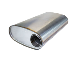 Universal Muffler 3" Offset/Centre - 11" x 6" x 18" Long OVAL - Triflow