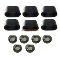 HOLDEN COMMODORE VT VU VX VY VZ V8 EXHAUST HANGER RUBBER MOUNTS KIT