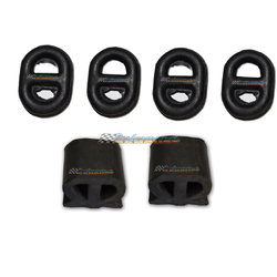 HOLDEN COMMODORE VB VC VH VK VL EXHAUST HANGER RUBBER MOUNTS KIT SINGLE SYSTEM