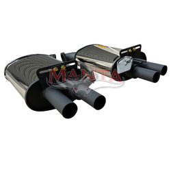 3" Electric Valved Rear Mufflers - Holden Commodore VE VF SS V8 Sedan (2006-2017)