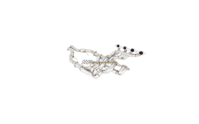 HOLDEN COMMODORE VE VF V8 1.7/8" XFORCE STAINLESS LONG TUBE EXTRACTORS & CATS