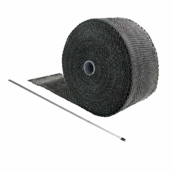 Heat Wrap FIBREGLASS - 2" (51mm) x 1.5mm x 10mtrs Long - 600°c