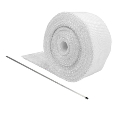 Heat Wrap FIBREGLASS - 2" (51mm) x 1.5mm x 10mtrs Long - 600°c