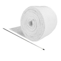 Heat Wrap FIBREGLASS - 4" (101mm) x 3mm x 10mtrs Long - 600°c