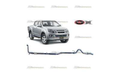 ISUZU DMAX D-MAX 3.0LT TD 2012-16 REDBACK EXTREME 3"EXHAUST PIPE ONLY