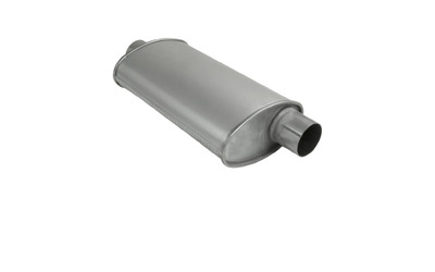 Universal Muffler 2.5" Offset/Centre - 8" x 4" x 14" Long OVAL - Megaflow