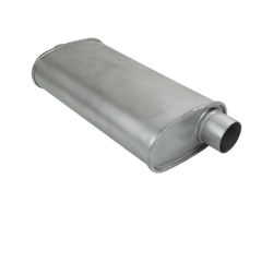 Universal Muffler 2.5" Offset/Centre - 8" x 4" x 16" Long OVAL - Chambered