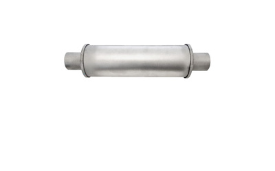 Universal Muffler 2.25" Centre/Centre - 12" Long x 4" ROUND - Chambered