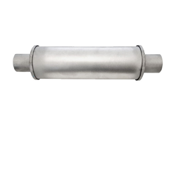 Universal Muffler 2.25" Centre/Centre - 12" Long x 4" ROUND - Chambered