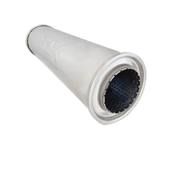Universal Muffler 3" Centre/Centre - 14" Long x 4" ROUND - Megaflow