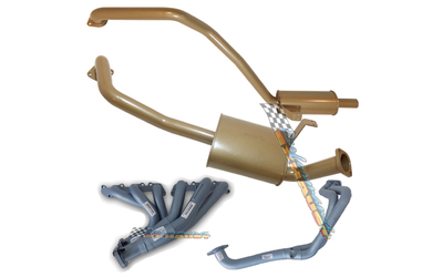 Extractors & 2.5" Exhaust - Landcruiser 80 Series FZJ80 4.5L Petrol (1FZ-FE)