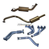 TOYOTA LANDCRUISER 100 SERIES 4.2LT DIESEL PACEMAKER EXTRACTORS 2.5" EXHAUST  