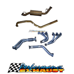 LANDCRUISER 100 SERIES 4.2L DIESEL PACEMAKER EXTRACTORS 2.5" EXHAUST WITH TAILPIPE