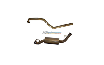 TOYOTA LANDCRUISER 105 SERIES 4.2LT PACEMAKER STAINLESS 2.5" EXHAUST T/PIPE   