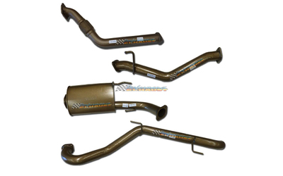 TOYOTA LANDCRUISER 100 SERIES 4.2LT TD 3" KING BROWN STAINLESS EXHAUST 