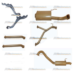 TOYOTA LANDCRUISER 100 SERIES V8 3" KING BROWN/PACEMAKER FULL EXHAUST NO CATS