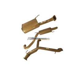 TOYOTA LANDCRUISER 100 SERIES V8 4.7LT 3" KING BROWN STAINLESS CATBACK EXHAUST 