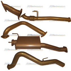 TOYOTA HILUX KZN165R 3.0LT TD 3" KING BROWN TURBO BACK EXHAUST