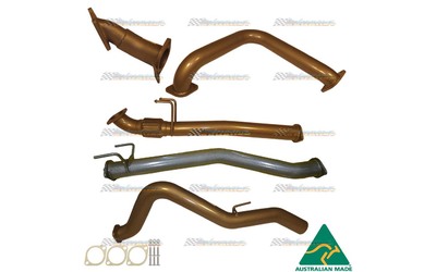 TOYOTA HILUX KZN165R 3.0LT TD 3" KING BROWN TURBO BACK EXHAUST