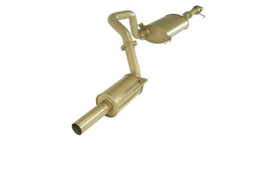 Toyota FJ Cruiser V6 4L - 2.5" Cat Back Exhaust System - Stainless 
