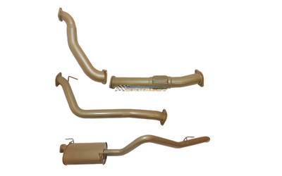 HOLDEN COLORADO RC 3L DUAL CAB 2010-12 3" KING BROWN STAINLESS EXHAUST NO CAT  