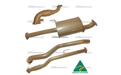 HOLDEN COLORADO RG 2.8LT TD 2012-9/16 3" KING BROWN EXHAUST WITH CAT & MUFFLER